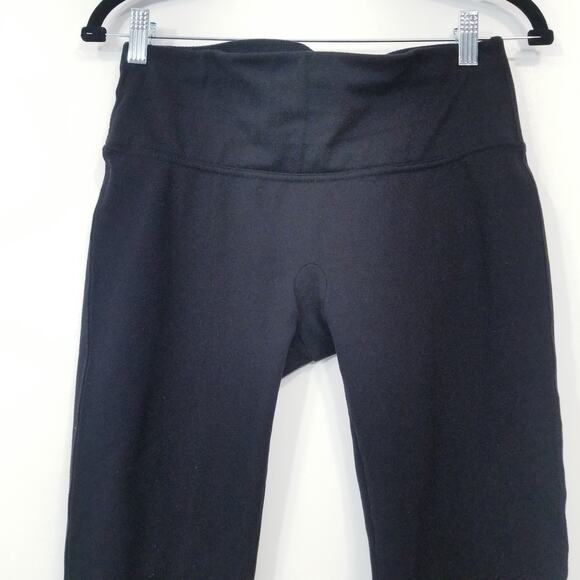 SPANX Black Leggings Slits Yoga Activewear - Picture 5 of 13